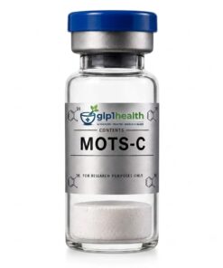 MOTS-c research peptide vial, lyophilised powder, UK supplier