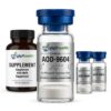AOD-9604 research peptide vial, lyophilised powder, UK supplier