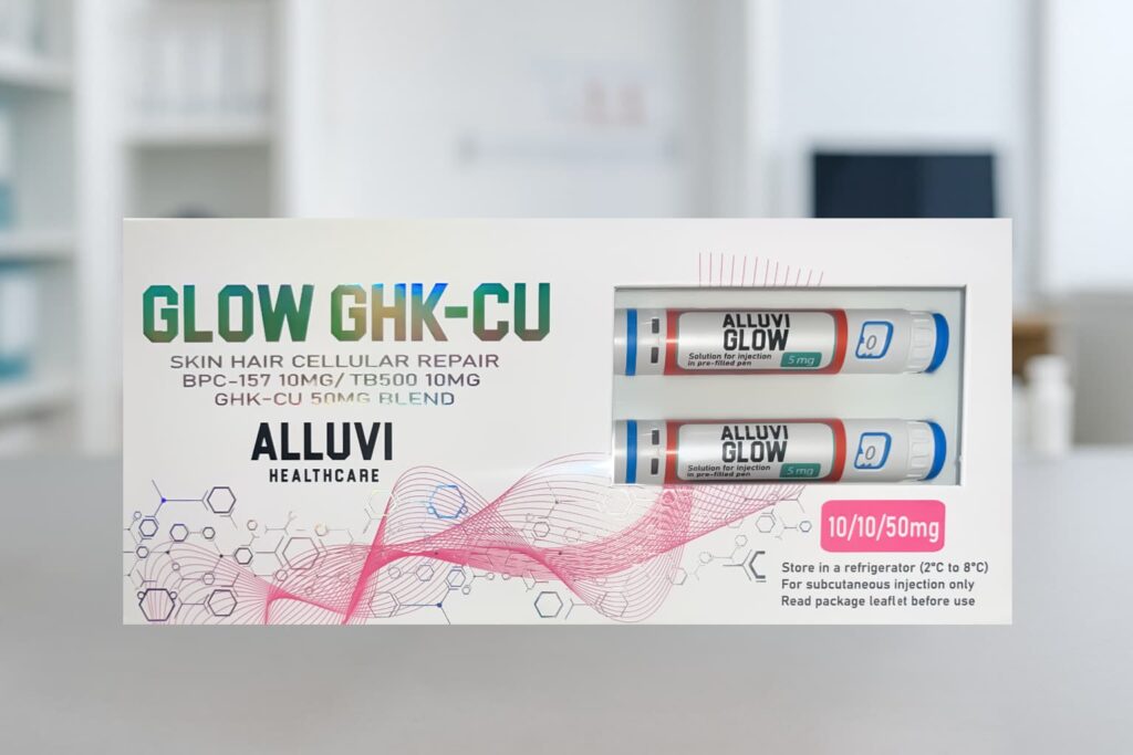 Glow GHK-Cu Copper Peptide 70mg | Research-Grade UK Supplier