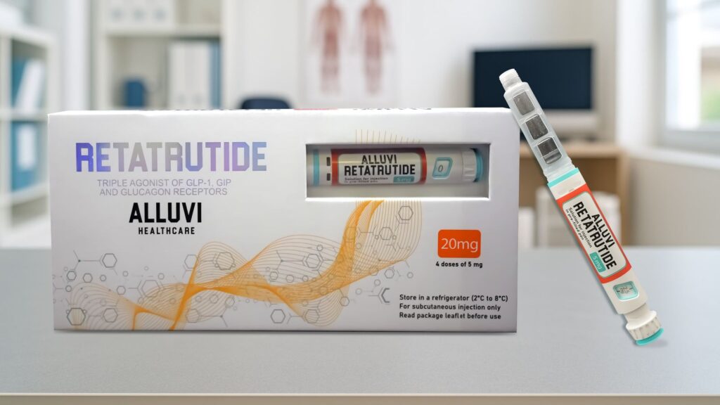 Retatrutide 20mg Research Grade Peptide Vial Retatrutide Triple Agonist Research Compound Retatrutide 20mg Lyophilised Research Powder Premium Retatrutide Research Peptide UK Research Grade Retatrutide 20mg Laboratory Product
