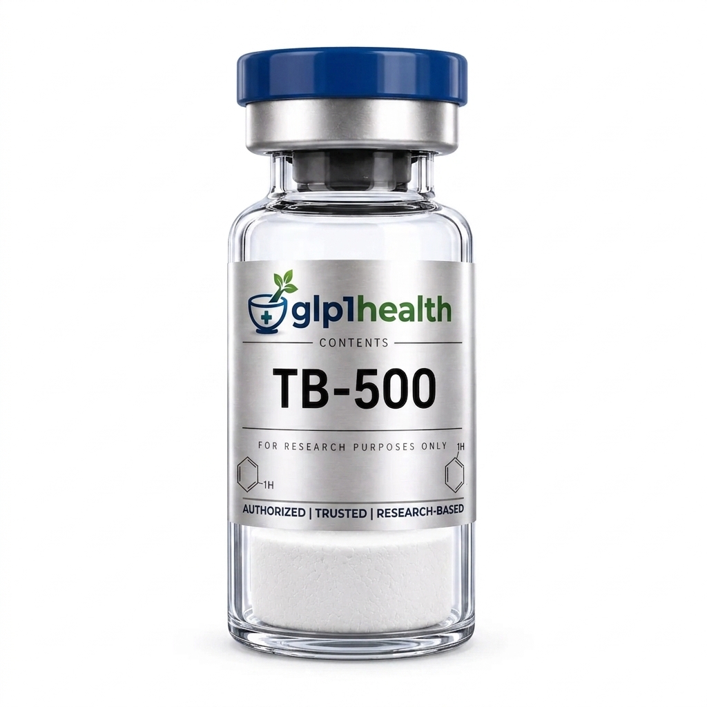 Gemini_Generated_Image_mo8tkwmo8tkwmo8t TB-500 research peptide lyophilised powder vial thymosin beta-4 fragment UK supplier