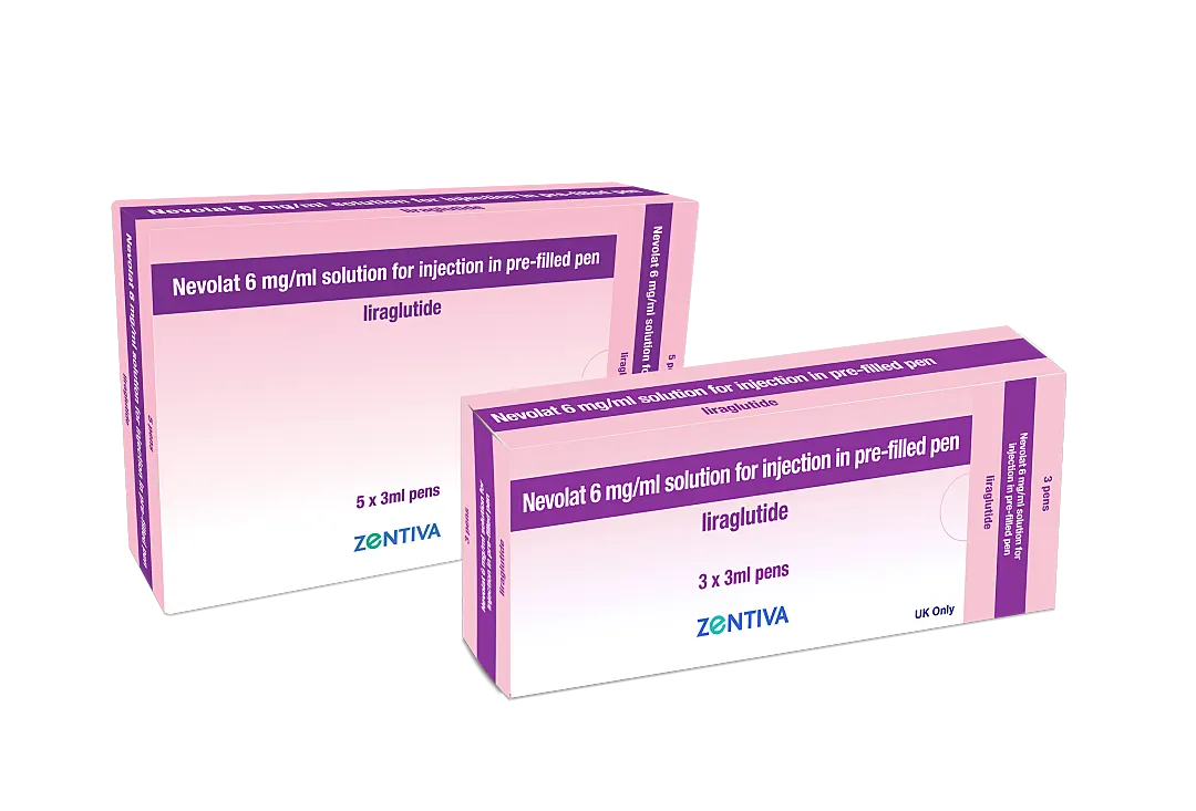 Nevolat liraglutide 6mg/ml pre-filled weight management pen UK