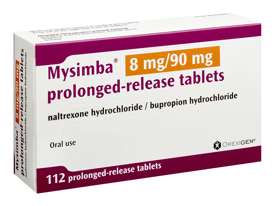 Mysimba 8mg 90mg prescription weight management tablets UK